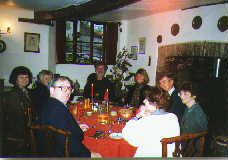 Dinner at Huxtable Farm