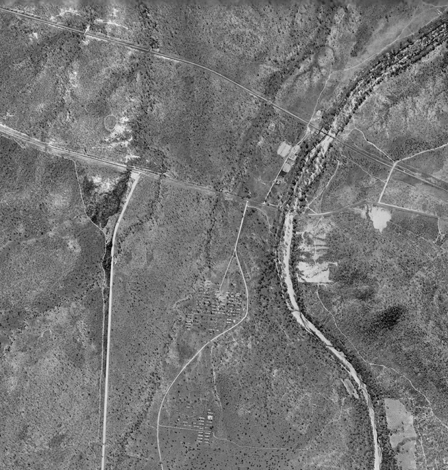 Aerial photo 44th General
          Hospital post WWII